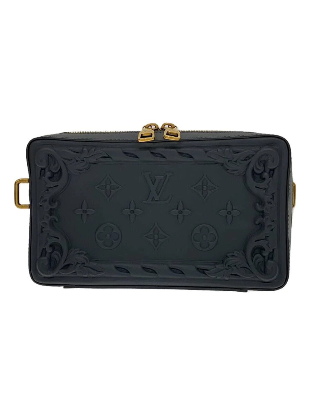 LOUIS VUITTON LV Orange ament Soft Trunk Wallet Shoulder Bag